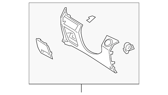 Lower Trim Panel - Kia (84750-4CAB0UP)