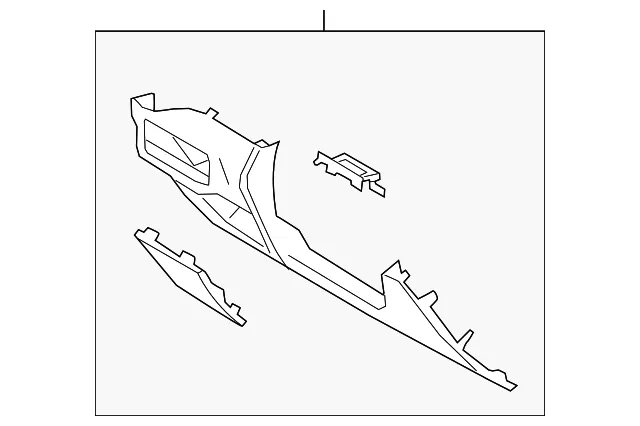 Lower Trim - Kia (84750-K0AC0WK)