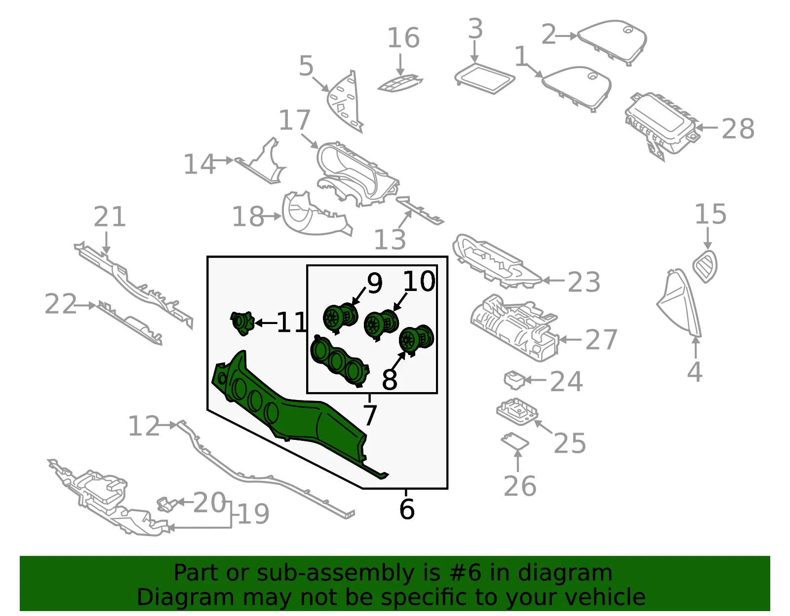 Trim Assembly - Kia (84765-J5520WK) - view 2