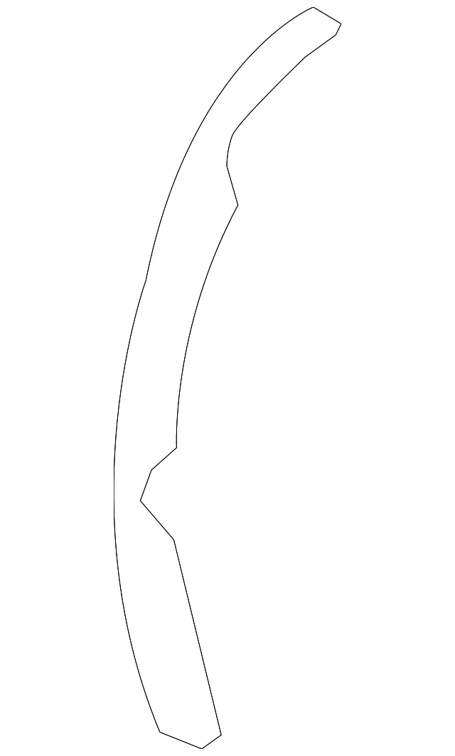 Side Trim - Driver's Side (LH) - Kia (84780-2J000HT)