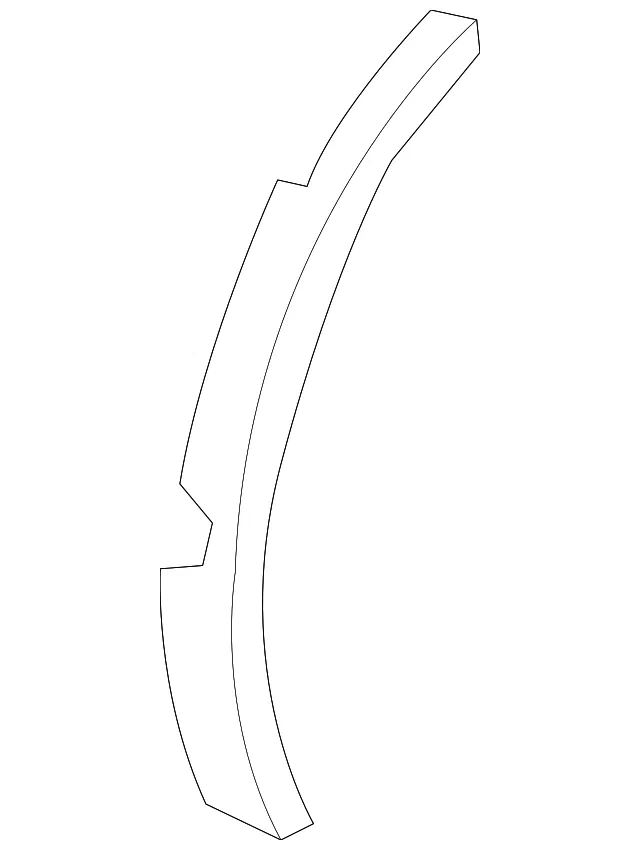 Side Trim - Passenger Side (RH) - Kia (84780-2J500ADW)