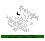 Instrument Panel Guide Bracket - Kia (84860-3F005) - view 4