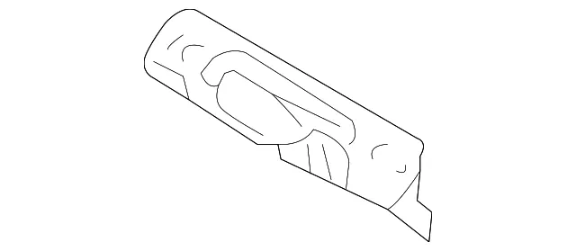 Instrument Panel Guide Bracket - Kia (84862-3F000)
