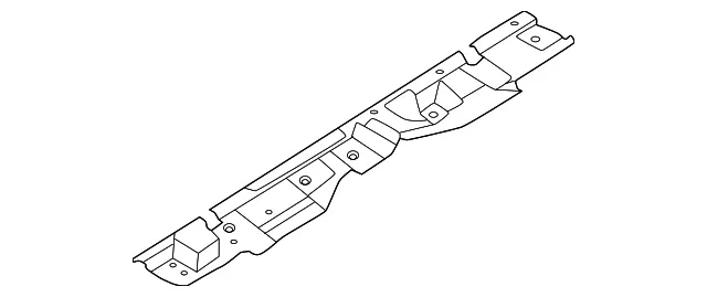 Front Luggage Trim Bracket - Nissan (84928-7BA0A)