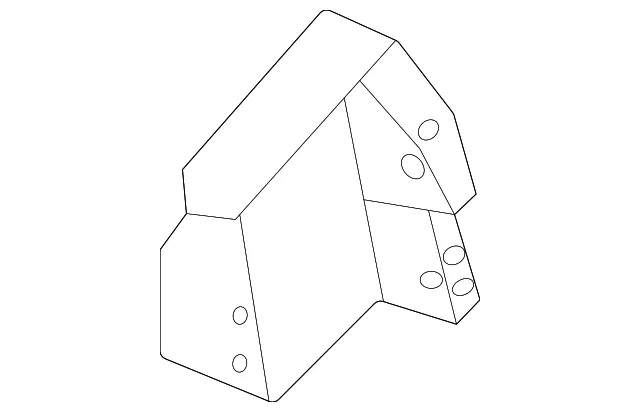 Rear Left Luggage Trim Bracket - Nissan (84939-6TA0A)