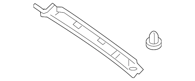 Upper Trim - Passenger Side (RH) - Nissan (84940-1LZ1A)