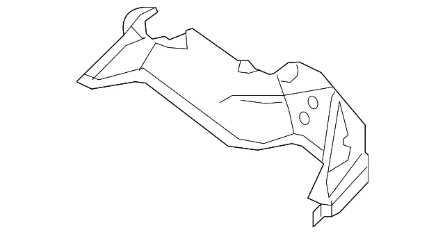 Trunk Side Trim - Passenger Side (RH) - Nissan (84940-4RA1A)