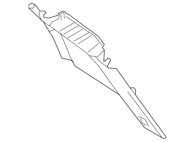Luggage Side Finisher, Upper Left - Nissan (84941-5AA0A)