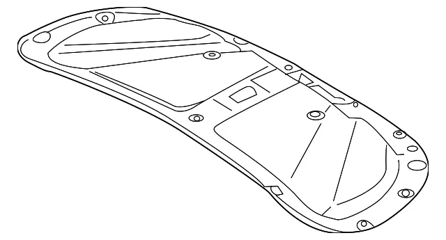 Trunk Lid Finisher - Nissan (84966-KB53A)