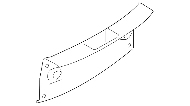 Rear Panel Trim - Nissan (84992-3NF0B) - view 2
