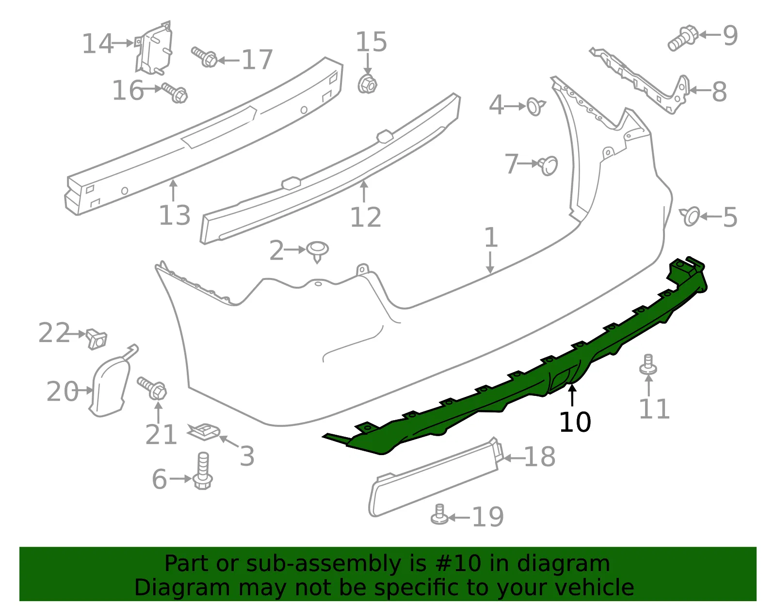 Lower Trim Panel - Nissan (850B2-4FU0A) - view 2