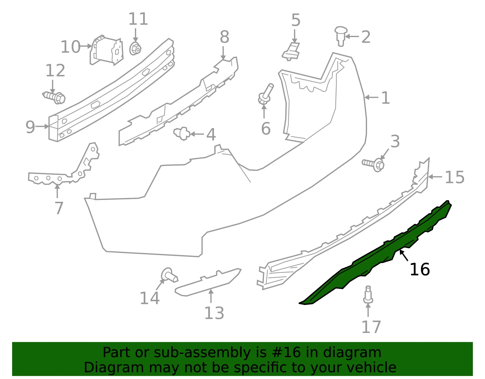 Lower Trim Panel - Nissan (850B2-6CA1H) - view 3