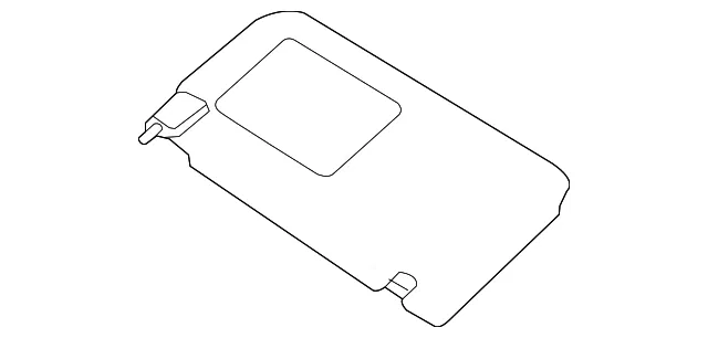 Sun-Visor - Driver's Side (LH) - Kia (85201-1W901DCM)