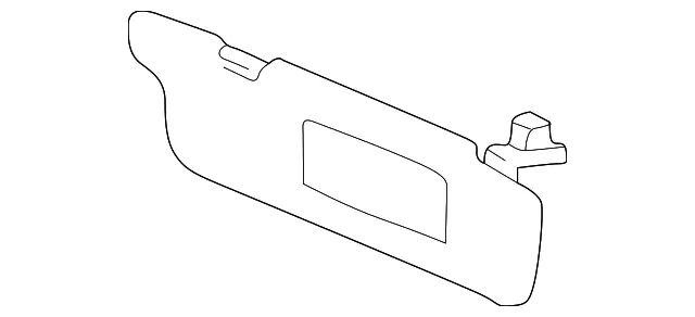 Visor - Driver's Side (LH) - Kia (85201-3C911BT)