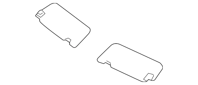 Sun-Visor - Driver's Side (LH) - Kia (85201-3R041AYK)