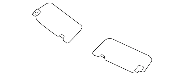 Sun-Visor - Driver's Side (LH) - Kia (85201-F6040AYK)
