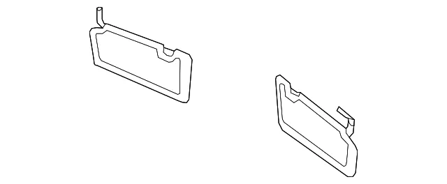 Sun-Visor - Passenger Side (RH) - Kia (85202-1D045QW)