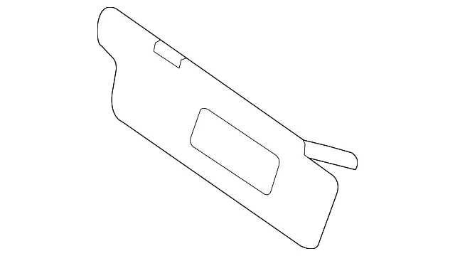 Sun-Visor - Passenger Side (RH) - Kia (85202-2G750QW)