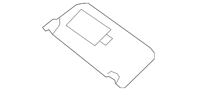 Visor - Passenger Side (RH) - Kia (85202-2J110J7)