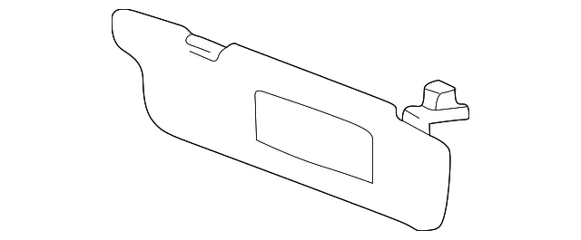 Visor - Passenger Side (RH) - Kia (85202-38412BT)