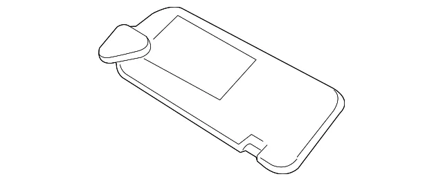 Sun-Visor - Passenger Side (RH) - Kia (85202-3F24026)