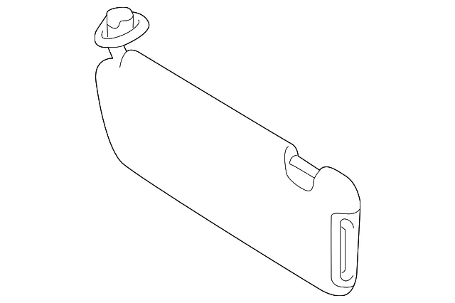 Sun-Visor - Passenger Side (RH) - Kia (85202-A7900ED)