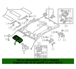 Sun-Visor - Passenger Side (RH) - Kia (85202-D5000BGA) - view 4