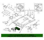 Sun-Visor - Passenger Side (RH) - Kia (85202-D5000CGA) - view 4