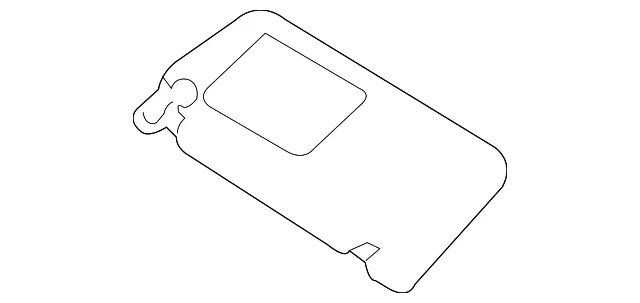 Visor - Driver's Side (LH) - Kia (85210-1M8008O)