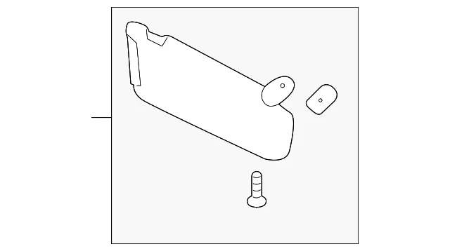 Sun-Visor - Driver's Side (LH) - Kia (85210-1U300H9)