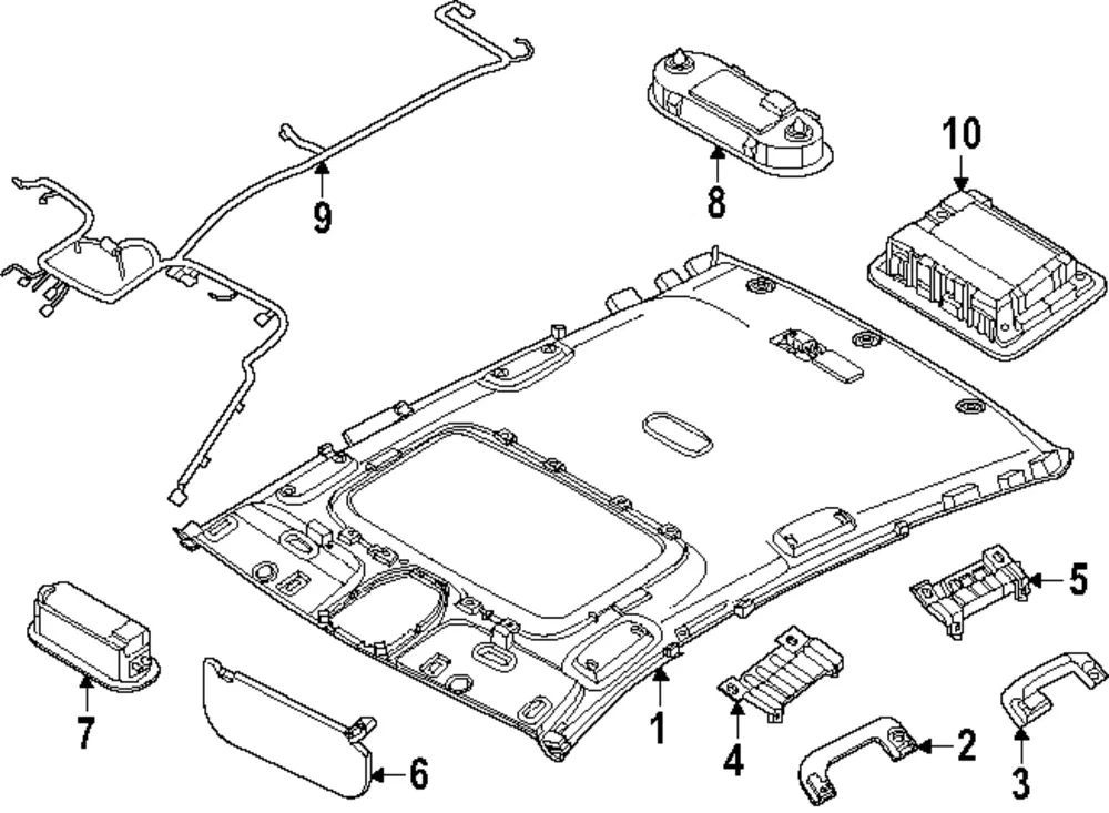 Sun Visor - Kia (85210-GG530RBQ)