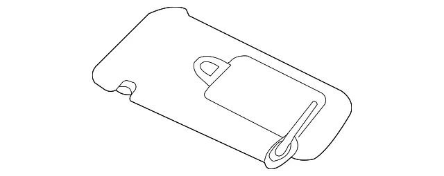 Sun-Visor - Passenger Side (RH) - Kia (85220-2K240QW)