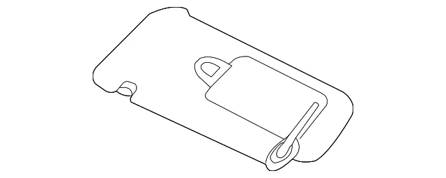 Sun-Visor - Passenger Side (RH) - Kia (85220-2K260QW)
