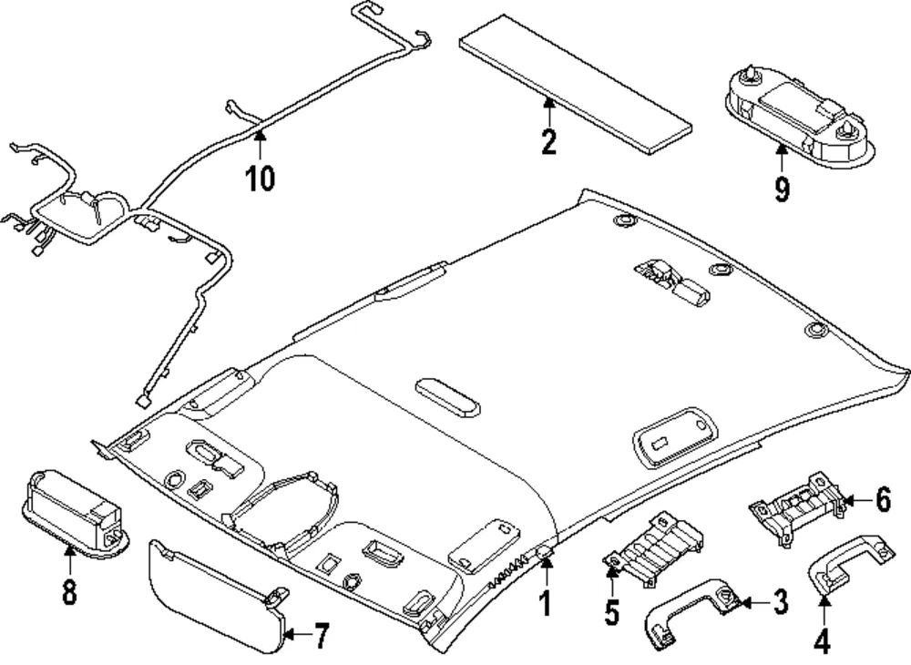 Sun-Visor - Kia (85220-GG060GYT)