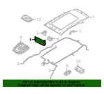 Sun-Visor - Kia (85220-P4530GYT) - view 4
