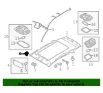 Sun-Visor Retainer - Kia (85235-1U000UP) - view 4