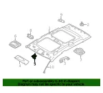 Sun-Visor Retainer - Kia (85235-3W100ED) - view 4