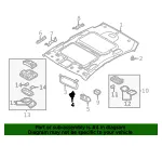 Sun-Visor Retainer - Kia (85235-4D300UP) - view 4