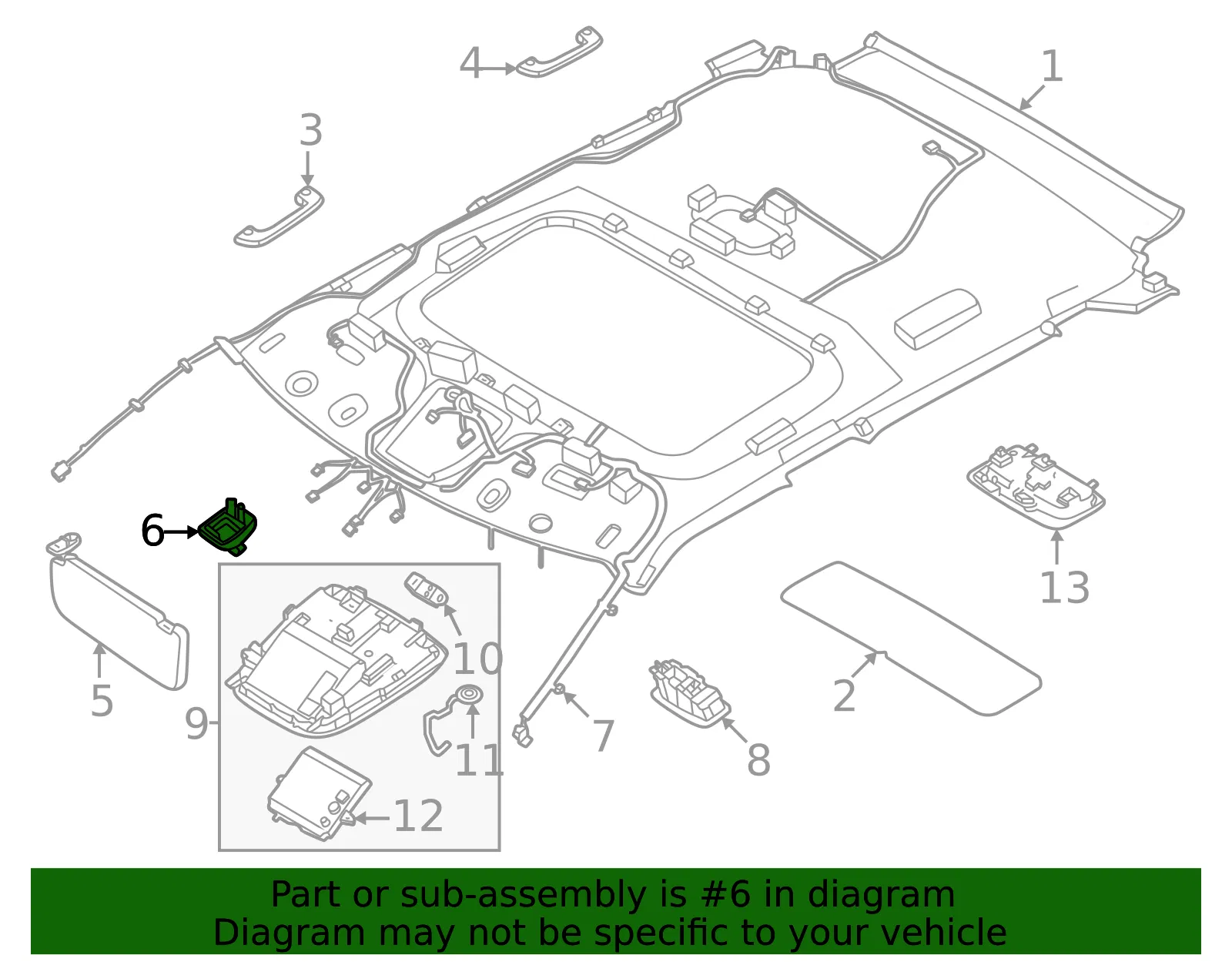 Sun-Visor Hook - Kia (85235-B1000OFW) - view 2