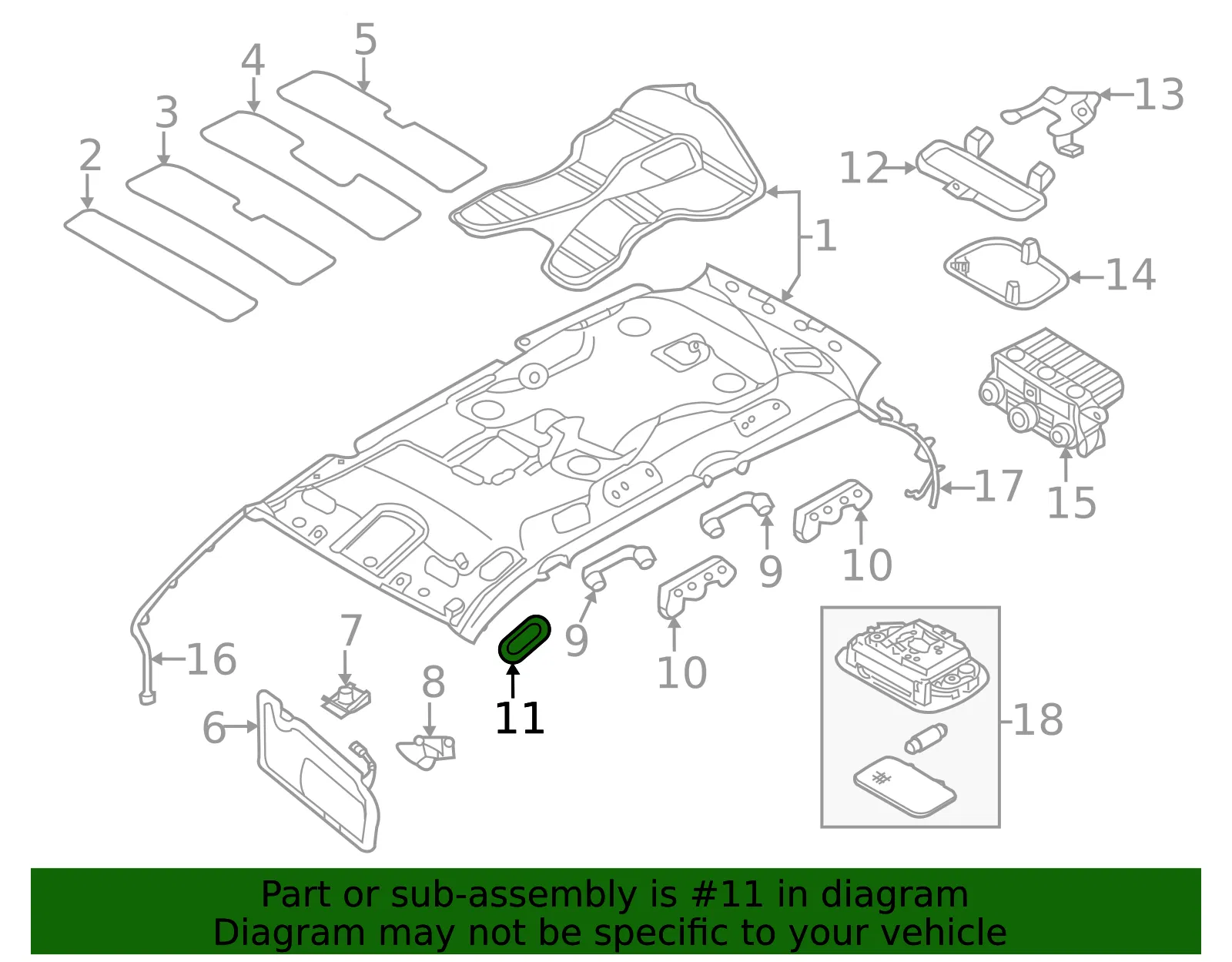 Tray - Driver's Side (LH) - Kia (85340-4D000TW) - view 2
