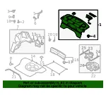 Pkg Tray Trim - Kia (85610-2F551IM) - view 4