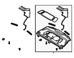 Pkg Tray Trim - Kia (85610-D4121WK) - view 3