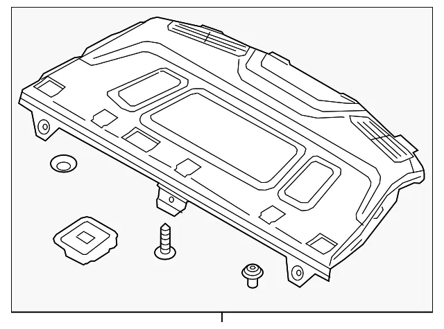 Pkg Tray Trim - Kia (85610-D5010BGH)