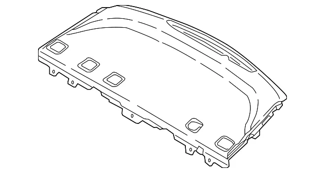 Pkg Tray Trim - Kia (85610-F6120GYT)