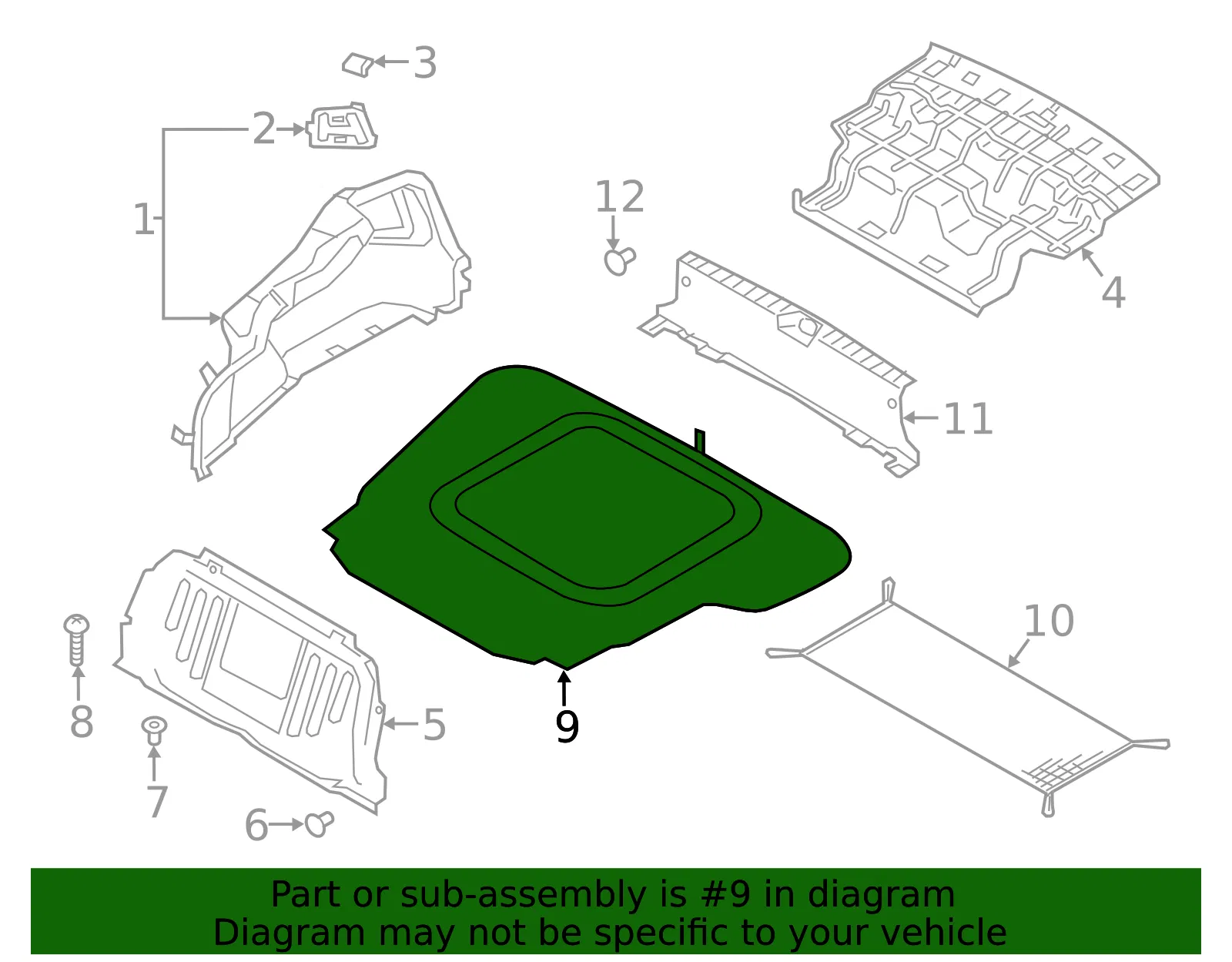 Floor Mat - Kia (85701-3R100) - view 2
