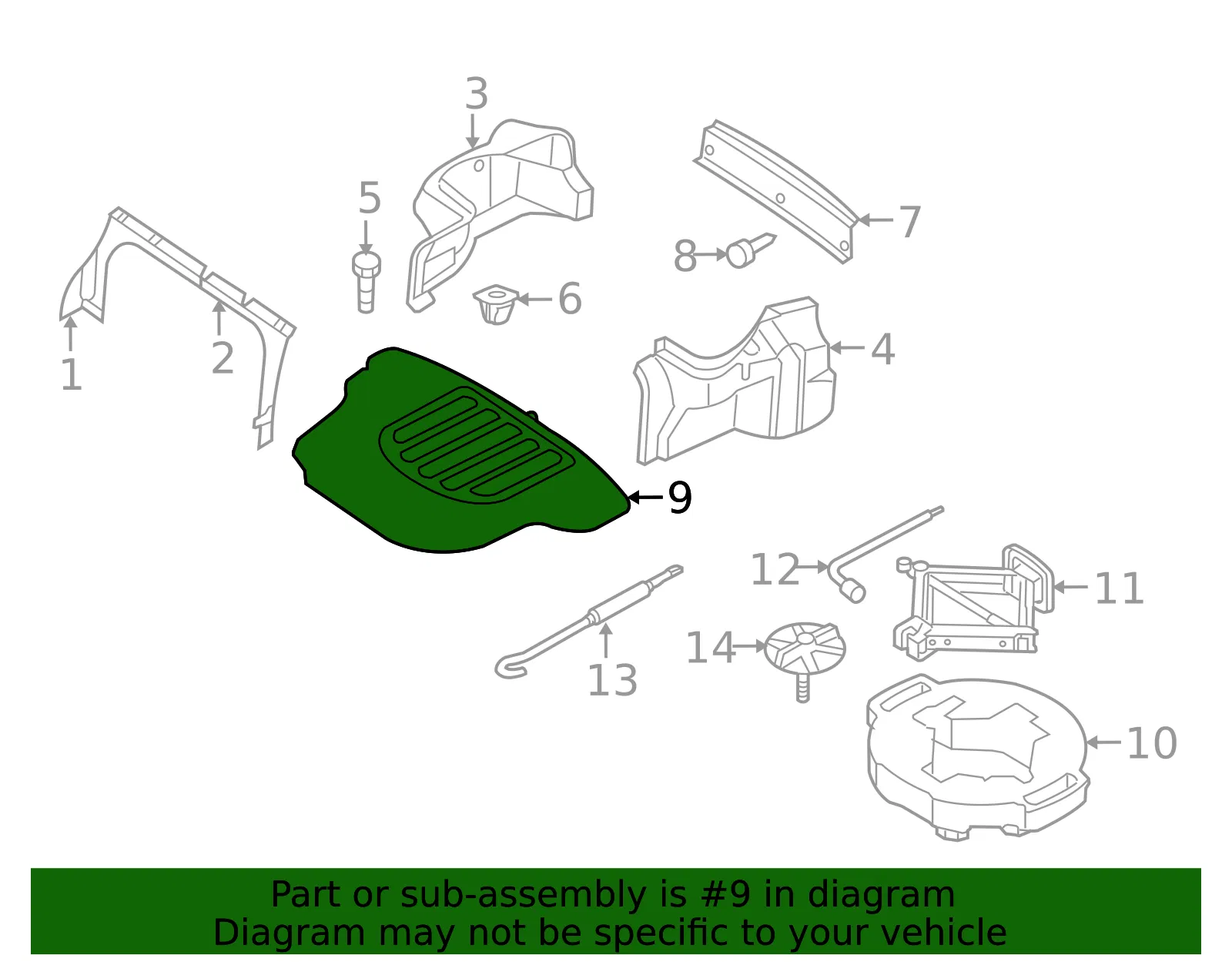 Floor Mat - Kia (85710-2G300VA) - view 2