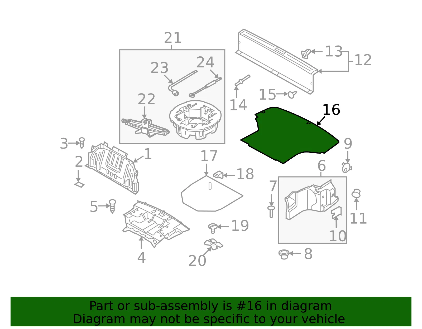 Floor Mat - Kia (85710-3F050) - view 2