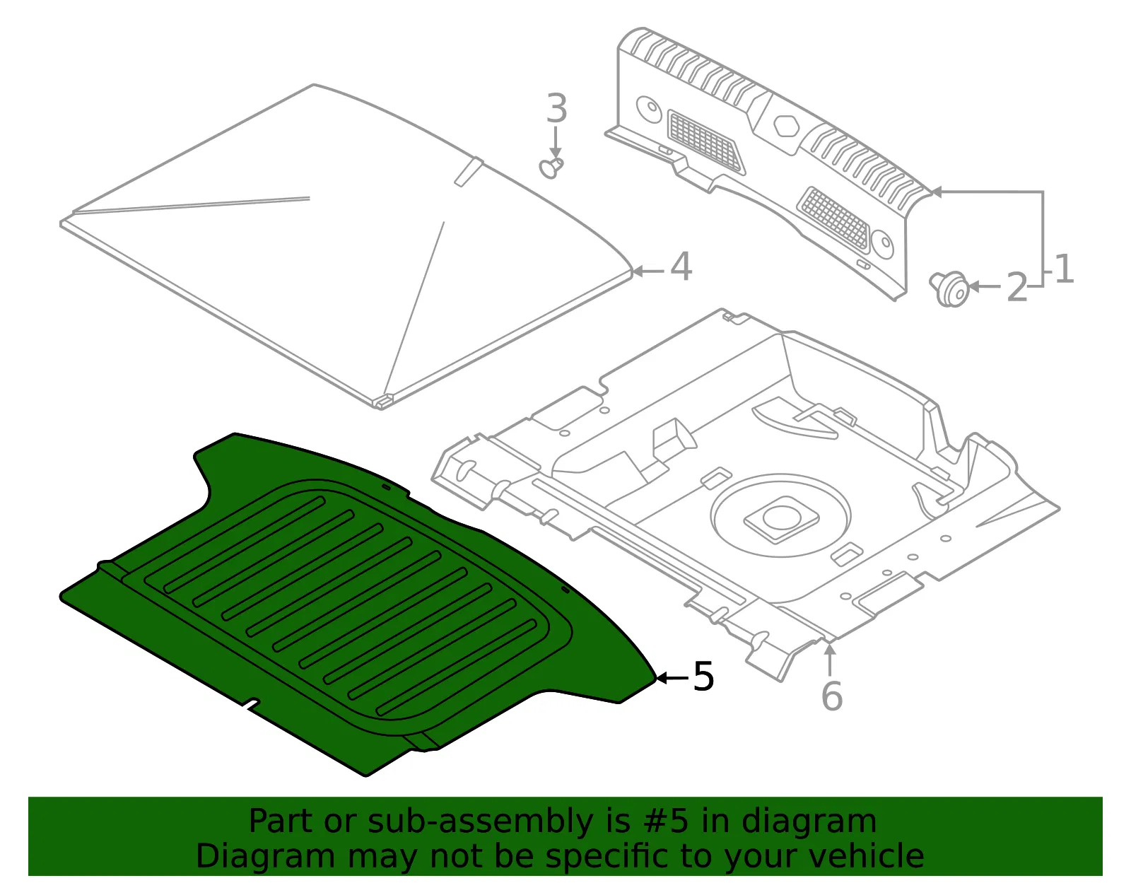 Floor Mat - Kia (85710-AT000WK) - view 2