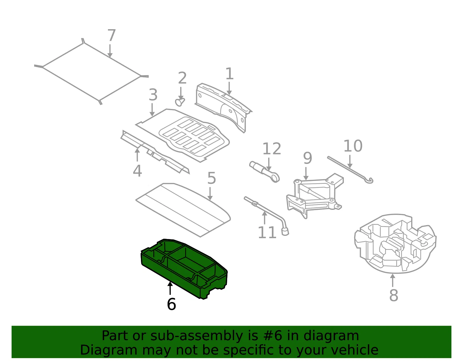 Cargo Organizer - Kia (85715-2K000) - view 3