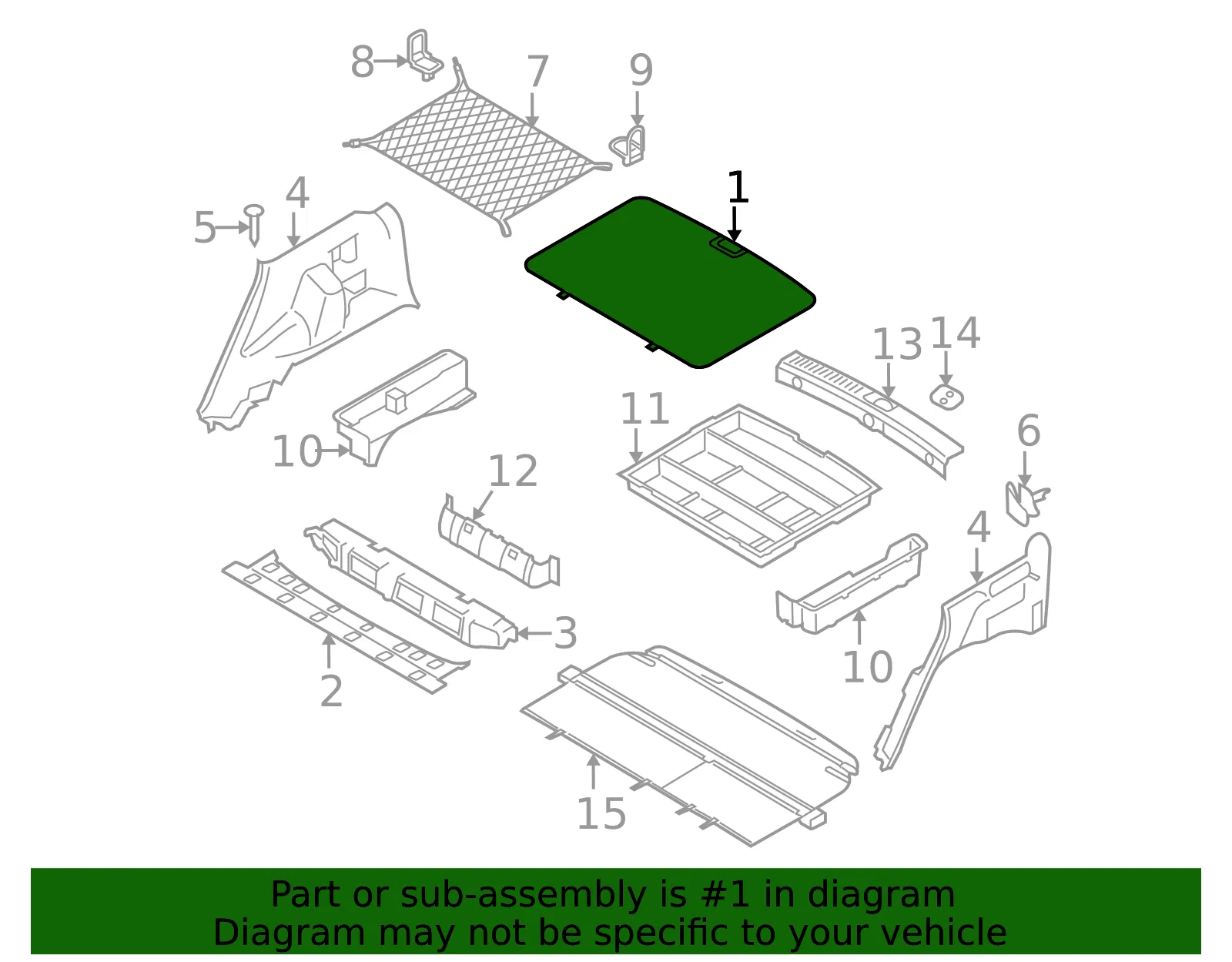 Floor Mat - Kia (85720-1F600WK) - view 2